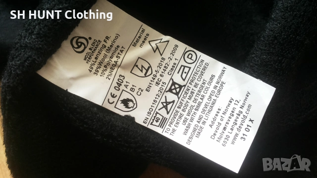 DEVOLD NORWAY SHIELD Jacket 39% Merino Wool размер L горница 39% Мерино вълна - 2038, снимка 17 - Пуловери - 53391177
