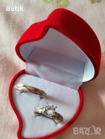 Комплект халки за двама, снимка 3 - Пръстени - 44901292