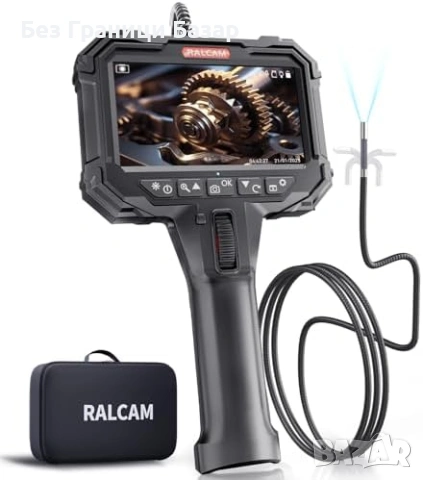 Нов Бороскоп камера 5" IPS 8x Zoom 4400mAh 210° за двигател инспекция