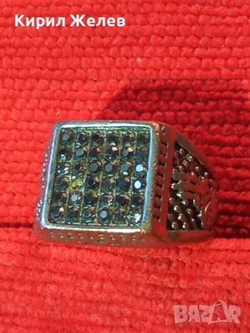 СТАР МАРКАЗИТЕН ТУРСКИ ПРЪСТЕН с ОСМАНСКАТА СУЛТАНСКА ТРАДИЦИОННА ТУГРА 33826, снимка 12 - Пръстени - 47162977