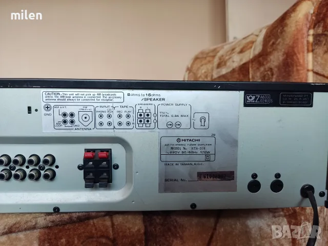 Hitachi HTA-D30 Стерео Усилвател с тунер, снимка 6 - Ресийвъри, усилватели, смесителни пултове - 56056477