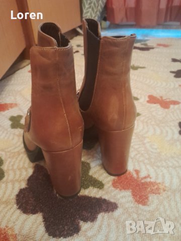 Дамски италиянски кафеви боти , снимка 4 - Дамски боти - 42344242