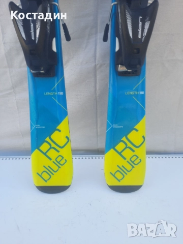 Карвинг детски ски Elan RC Blue QS 110см , снимка 4 - Зимни спортове - 52207741