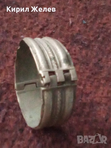 Стара възрожденска гривна сребърна 53781, снимка 3 - Антикварни и старинни предмети - 53477267