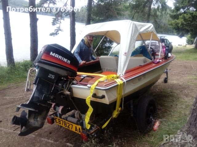Лодка с 25 к.с. мотор и колесар, снимка 7 - Воден транспорт - 52485119