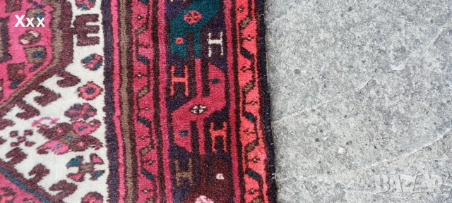 Ръчно тъкана вълнена персийска пътека.Топ качество за ценители., снимка 4 - Пътеки - 53847733
