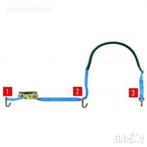 КОЛАН ЗА АВТОВОЗ С ТРЕСЧОТКА 3 -точков, 4Т. - 11043, снимка 2 - Аксесоари и консумативи - 39600987
