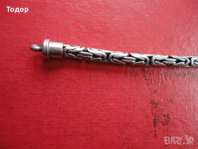 Невероятна сребърна гривна 2, снимка 5 - Гривни - 53060744