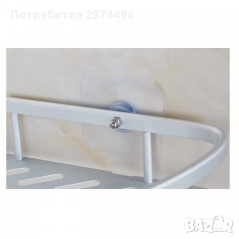 25002 Ъглова етажерка за баня - хром, снимка 2 - Други стоки за дома - 35762126