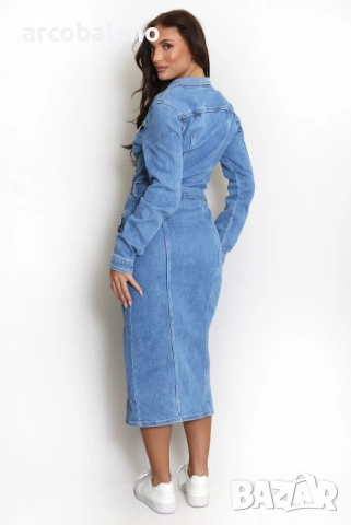 Дамска дънкова рокля, снимка 4 - Рокли - 52201916