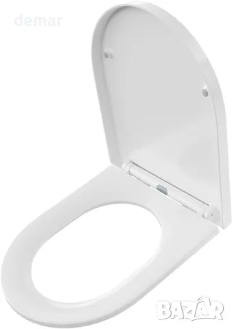 DERW D-образен капак за тоалетна чиния с плавно затваряне, снимка 7 - Други стоки за дома - 49890207