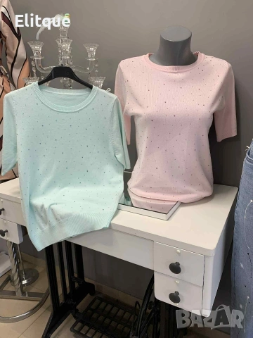 тениски с камъни , снимка 2 - Тениски - 53298144