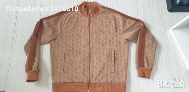 Lacoste Full Zip Mens Size 6 - XL  НОВО! ОРИГИНАЛ! Мъжко Горнище с цял цип!, снимка 1 - Спортни дрехи, екипи - 53384127