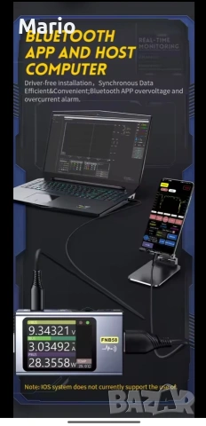 Fnirsi fnb58 usb тестер, снимка 7 - Друга електроника - 53090516