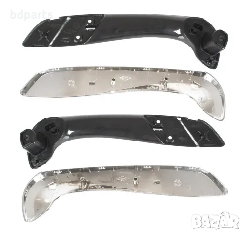 Вътрешни предни дръжки за врата, Renault, Megane 3, Fluence, Хром, снимка 2 - Части - 56141409