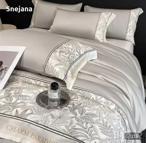 спално бельо по 43€ от 120€ памучен сатен, снимка 4 - Спално бельо - 56110305