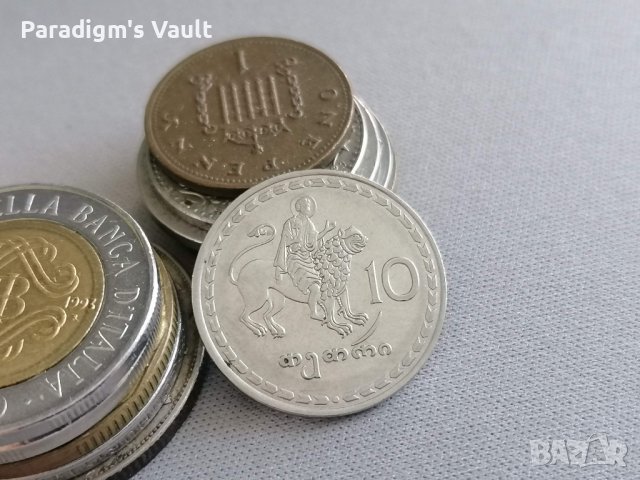 Mонета - Грузия - 10 тетри | 1993г.