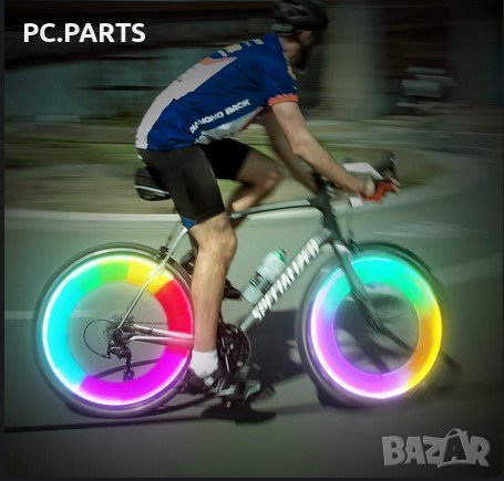 Светещи LED капачки за винтили на автомобил или велосипед, снимка 4 - Аксесоари за велосипеди - 41388712