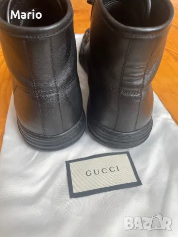 Gucci кожени кецове 41, снимка 4 - Кецове - 49596600