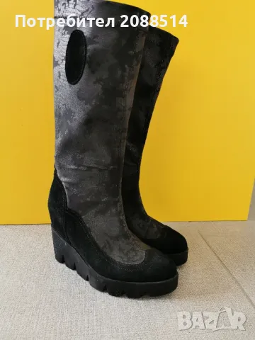 Ефектни ботуши на платформа