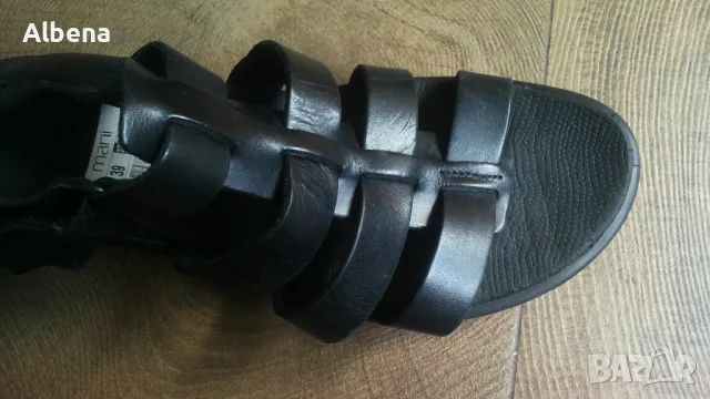 ECCO Real Leather Sandals Размер EUR 39 дамски сандали естествена кожа 296-14-S, снимка 8 - Сандали - 48013570