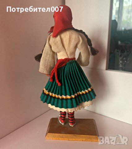 Стара българска фигурка фолклор носия, снимка 2 - Антикварни и старинни предмети - 42338212