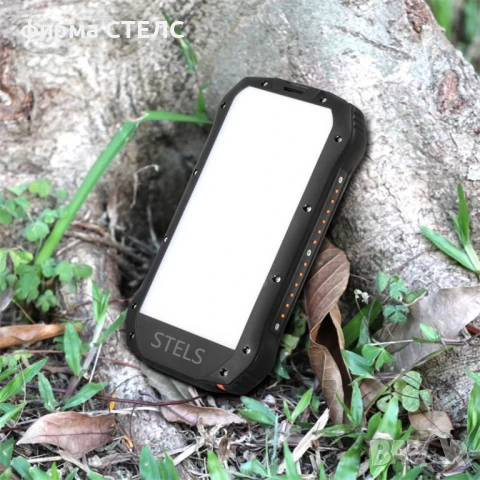 Преносима батерия STELS PowerMax 20K, 20000mAh, соларен панел, LED фенер, черно-оранжева, снимка 14 - Външни батерии - 50559228