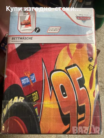 Детски спален комплект Cars Disney Pixar 100% памук, снимка 2 - Детски комплекти - 49752428