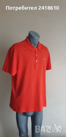 Lacoste Pique Cotton Slim Fit Mens Size 7 - 2XL ОРИГИНАЛ! Мъжка Тениска!, снимка 3 - Тениски - 49337020