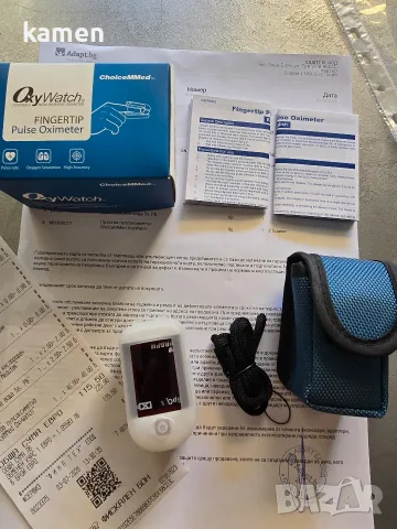 Чисто нов пръстов пулсоксиметър ChoiceMMed OxyWatch (MD300C11) – 2 години гаранция , снимка 3 - Уреди за диагностика - 56057535