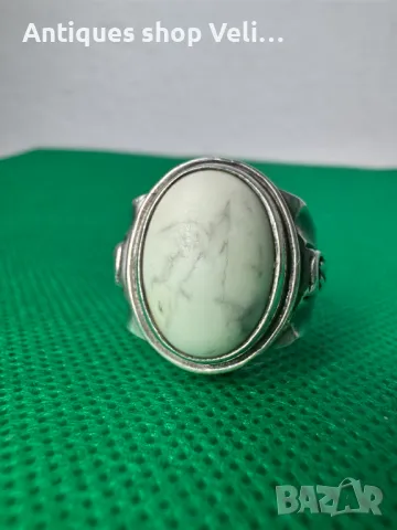 Мъжки сребърен пръстен №6390, снимка 1