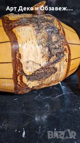 Дървено изрисувано буренце, снимка 7 - Декорация за дома - 53664234