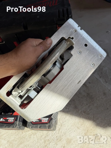 Milwaukee M18BLCS66 безчетков циркуляр, снимка 9 - Циркуляри - 56167580
