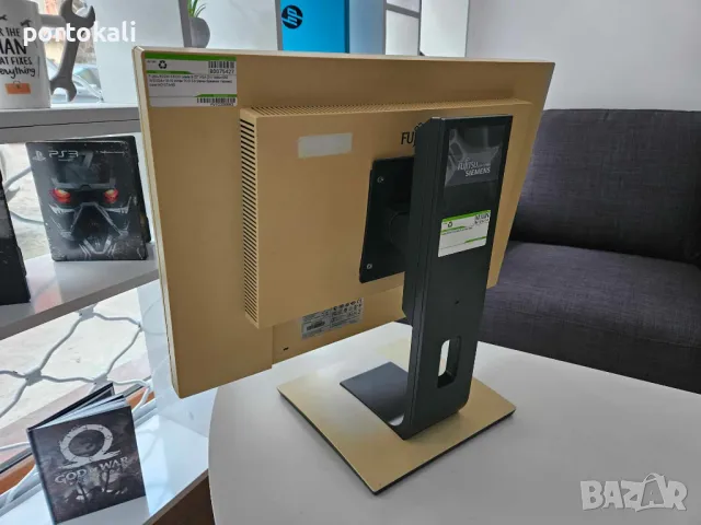 Монитор Fujitsu B22W-5 ECO 22" инча + кабели, снимка 8 - Монитори - 48844332