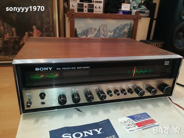 SONY RETRO RECEIVER-MADE IN JAPAN 2808231410, снимка 3 - Ресийвъри, усилватели, смесителни пултове - 41996746