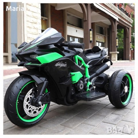 Акумулаторен МОТОР Ninja Duo 12V - 3 меки гуми с Кожена седалка, снимка 9 - Други - 34368574