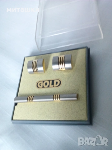 Комплект бутонели с щипка за вратовръзка