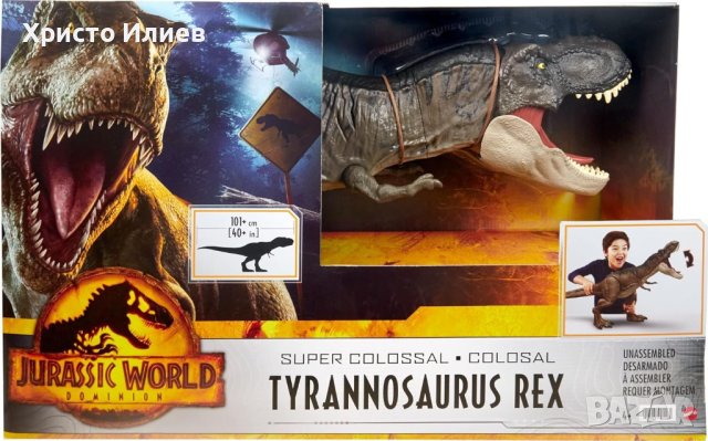 Динозавър Тиранозавър Рекс REX Реалистична Фигура Движения 101см Джурасик свят Jurassic World, снимка 4 - Други - 42415722