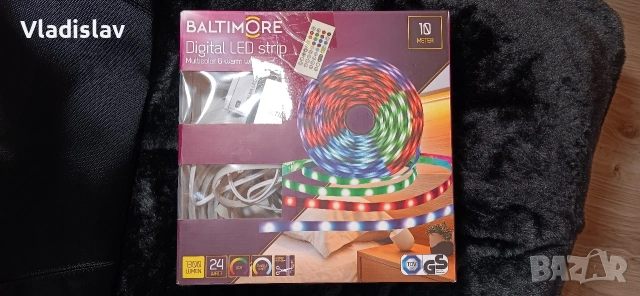 Лед лента 10м с контролер