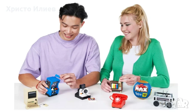 Конструктор Zuru MAX Retro ретро вещи Комплект от 4бр лего, снимка 13 - Конструктори - 53322271