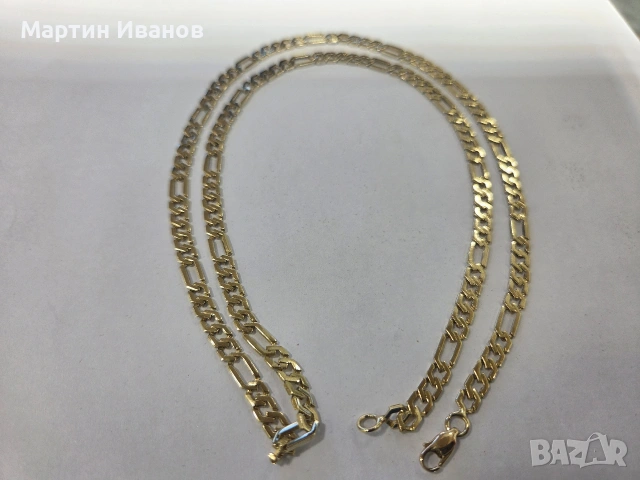 Златен плътен синджир, снимка 6 - Колиета, медальони, синджири - 53782398
