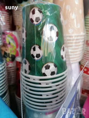 Парти чашки футбол