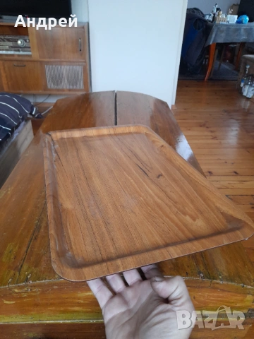 Стар поднос,табла за сервиране, снимка 2 - Други ценни предмети - 53010352