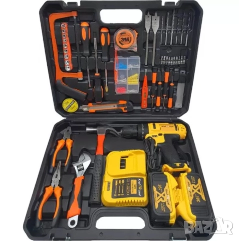 Винтоверт Kraft royal 36 волта MAX пакет + принадлежност + 2 батерии 8.0А