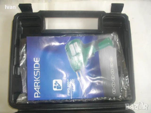 ПОЧТИ НОВ 180 ВАТА ЕЛЕКТРИЧЕСКИ ПОЯЛНИК ГОЛЯМ ОРИГИНАЛЕН НЕМСКИ PARKSIDE ПЪЛЕН КОМПЛЕКТ 2003г GERMAN, снимка 3 - Поялници и запояване - 49296792