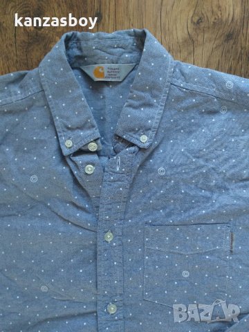 Carhartt Long Sleeve Coppell Shirt - страхотна мъжка риза КАТО НОВА, снимка 6 - Ризи - 34795123