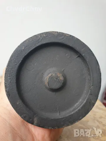 чугунена статуетка 26см-3кг/Дева Мария с Христос/стара немска желязна религиозна фигура, снимка 8 - Антикварни и старинни предмети - 50275827