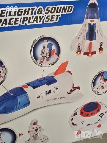 детска играчка космонавти извънземни , снимка 4 - Влакчета, самолети, хеликоптери - 52847515