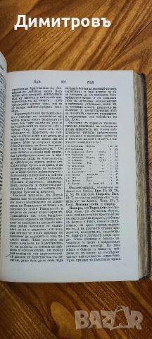 Речникъ на свето-то писанlе. Цариградъ-1884г, снимка 6 - Художествена литература - 53206600