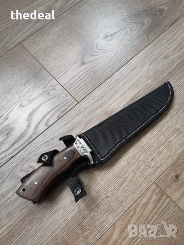 Ловен нож с орнаменти/Русия , снимка 4 - Ножове - 41460892